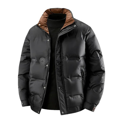 Mäns Tjock Dunjacka Modern Casual 0