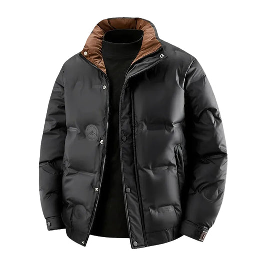 Mäns Tjock Dunjacka Modern Casual 0
