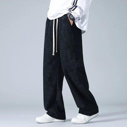 Mäns Träningsbyxor Baggy Stil 5