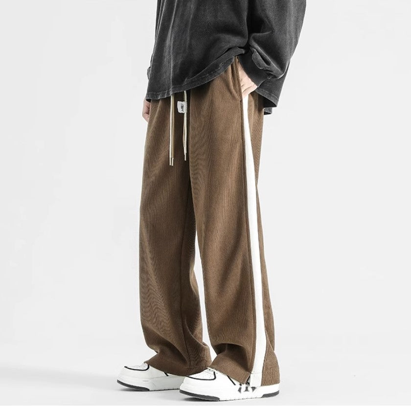 Mäns Träningsbyxor med Sidostripes 3