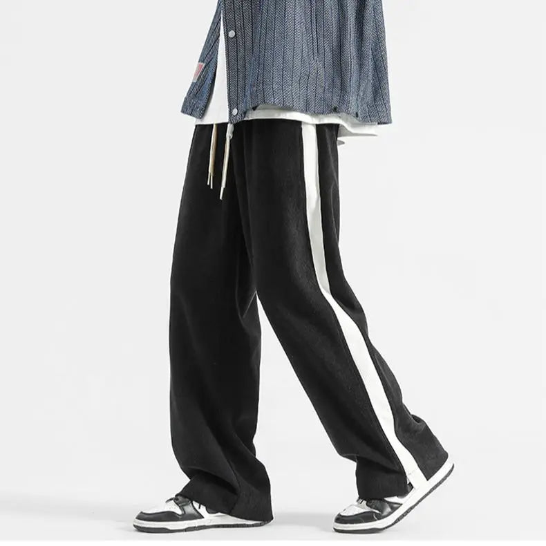 Mäns Träningsbyxor med Sidostripes 6