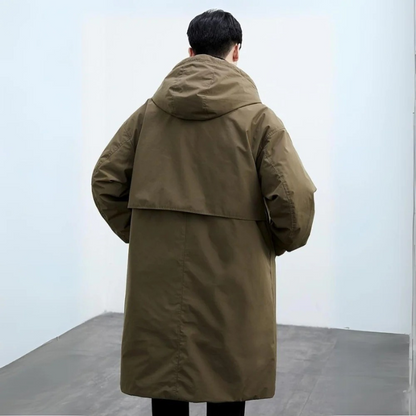 Mäns Trenchcoat Puffer Design 2