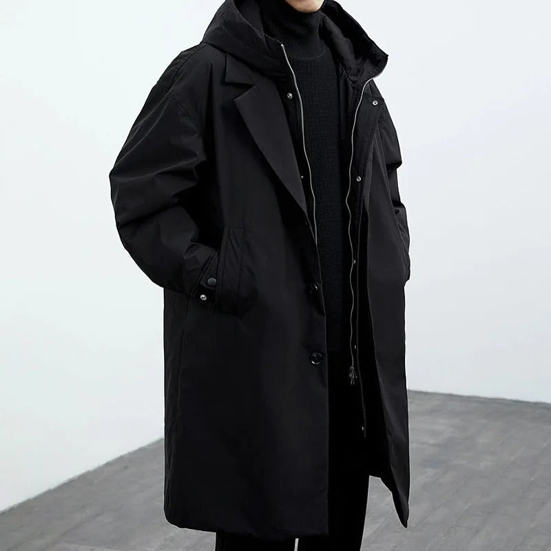 Mäns Trenchcoat Puffer Design 3
