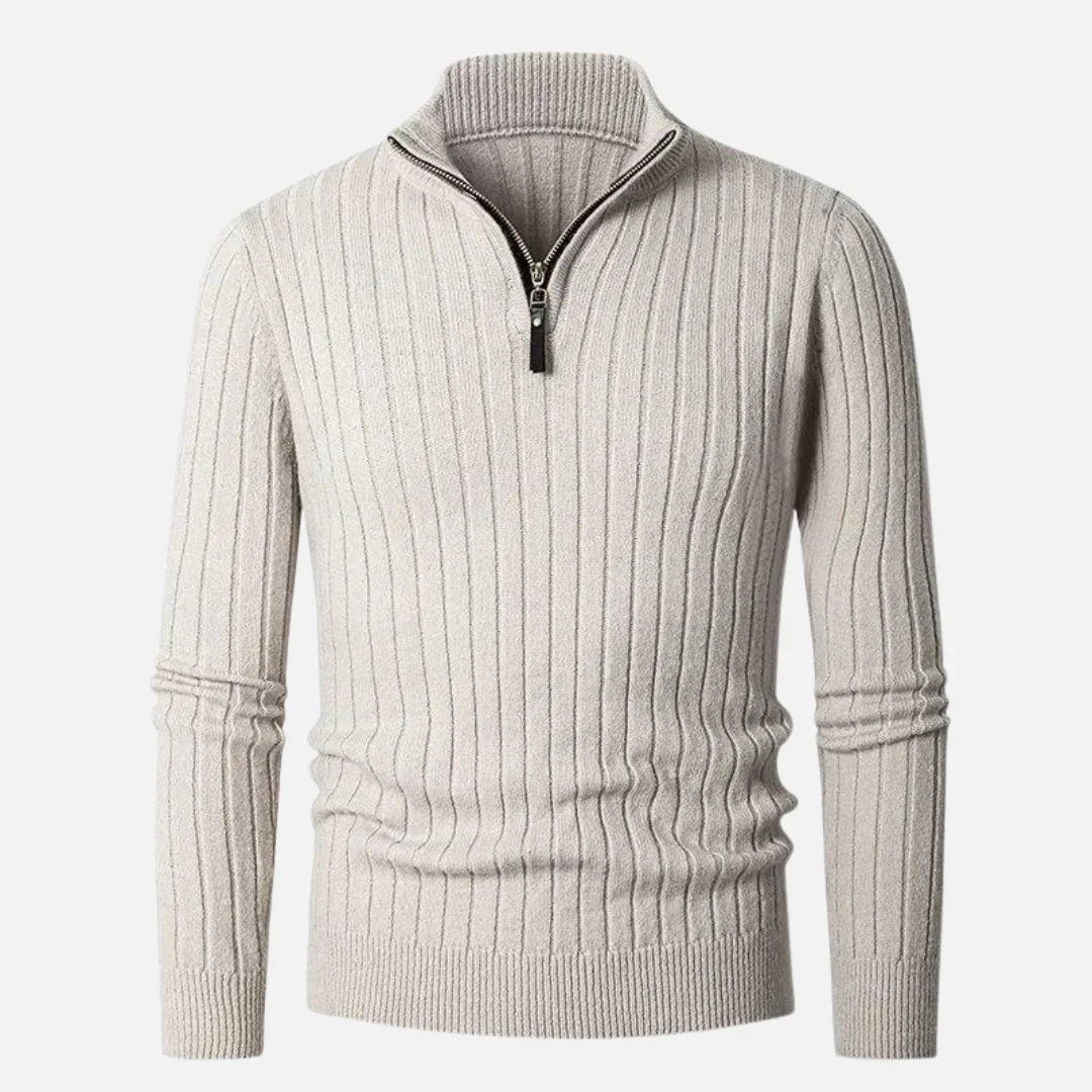 Mäns Tröja med Halv Dragkedja Modern Stil 1