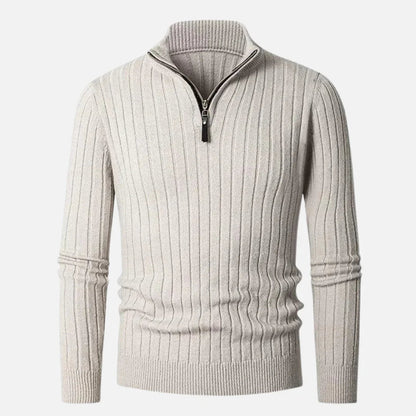 Mäns Tröja med Halv Dragkedja Modern Stil 1