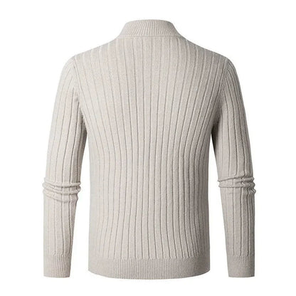 Mäns Tröja med Halv Dragkedja Modern Stil 3