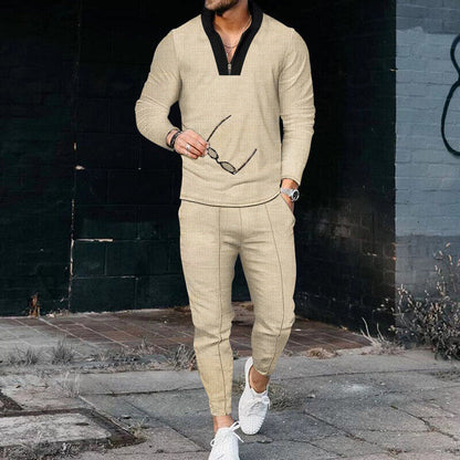 Mäns Tvådelad Outfit Casual Stil 0