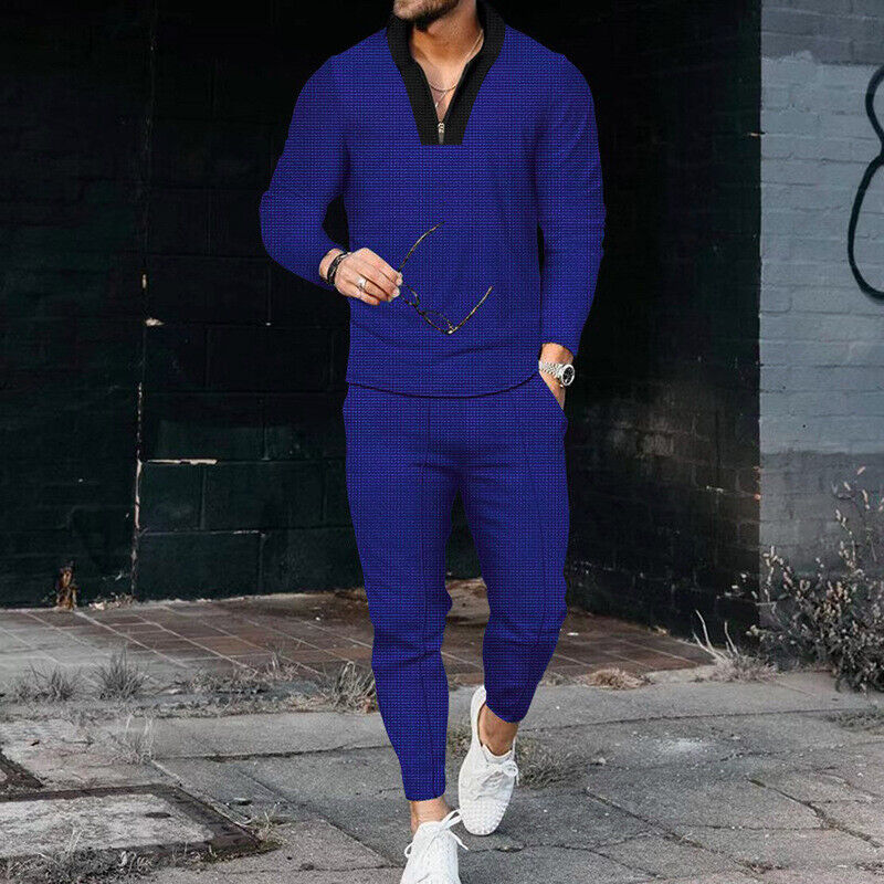 Mäns Tvådelad Outfit Casual Stil 2