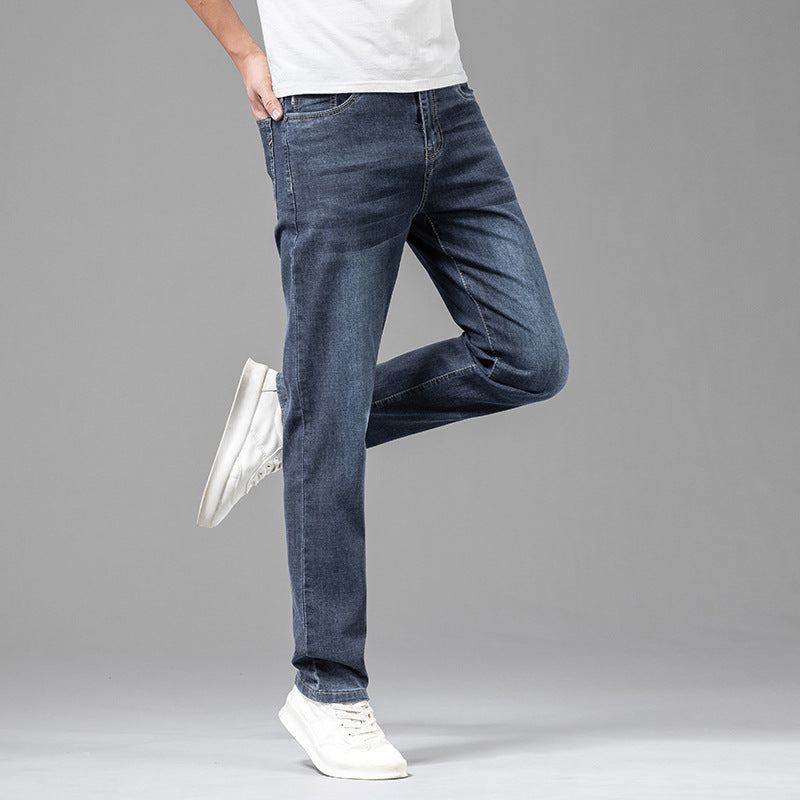 Mäns Urban Comfort Jeans Hög Midja 2