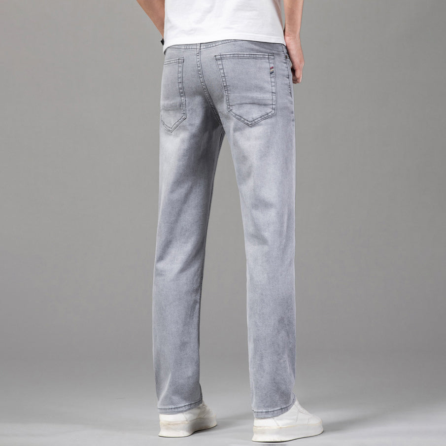 Mäns Urban Comfort Jeans Hög Midja 5