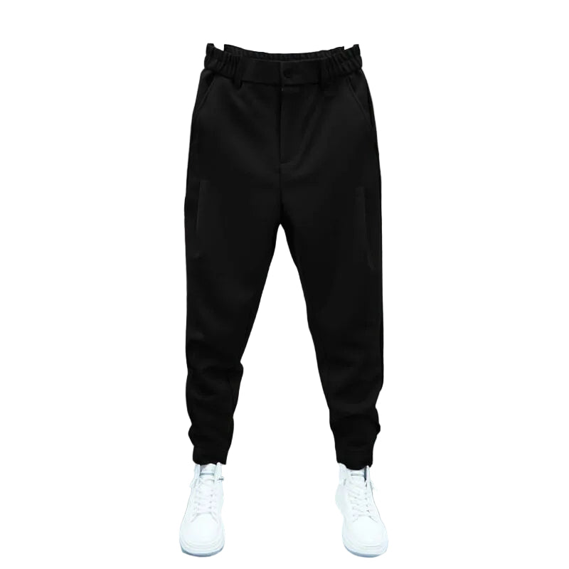 Mäns Vardagsbyxor Med Modern Stil 0