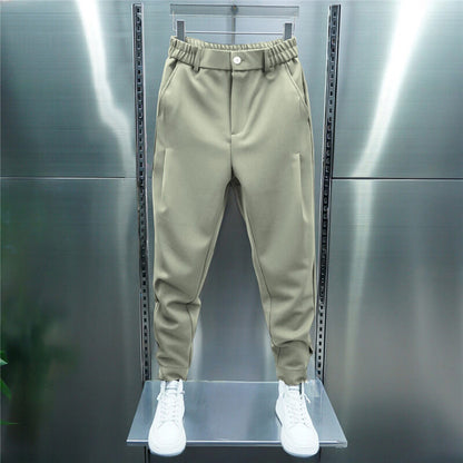 Mäns Vardagsbyxor Med Modern Stil 3
