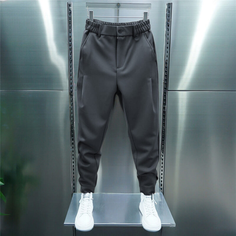 Mäns Vardagsbyxor Med Modern Stil 4