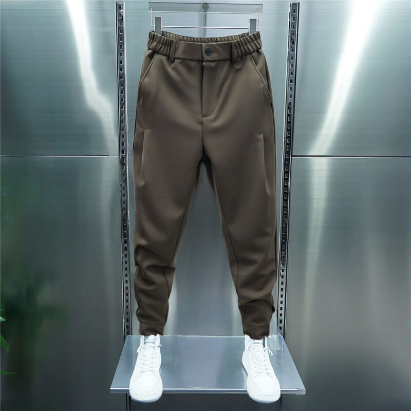 Mäns Vardagsbyxor Med Modern Stil 5