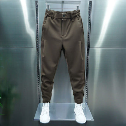 Mäns Vardagsbyxor Med Modern Stil 5