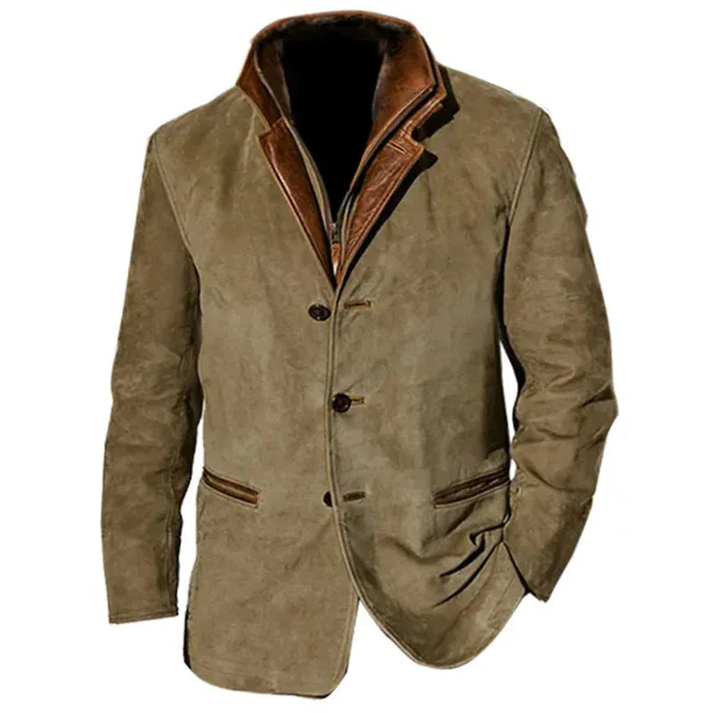 Mäns Vintagejacka Höstmode 0