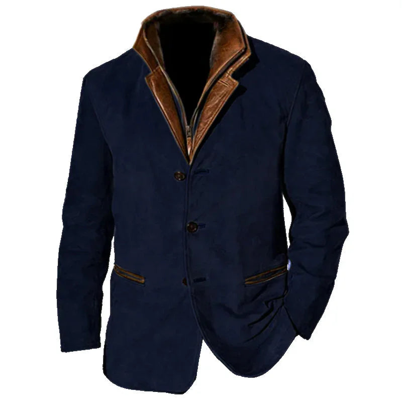 Mäns Vintagejacka Höstmode 3