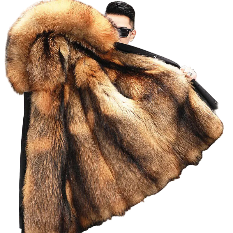 Mäns Vinterjacka Med Huva 0