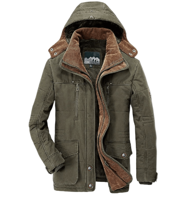 Mäns Vinterjacka Vattentät och Isolerad 0