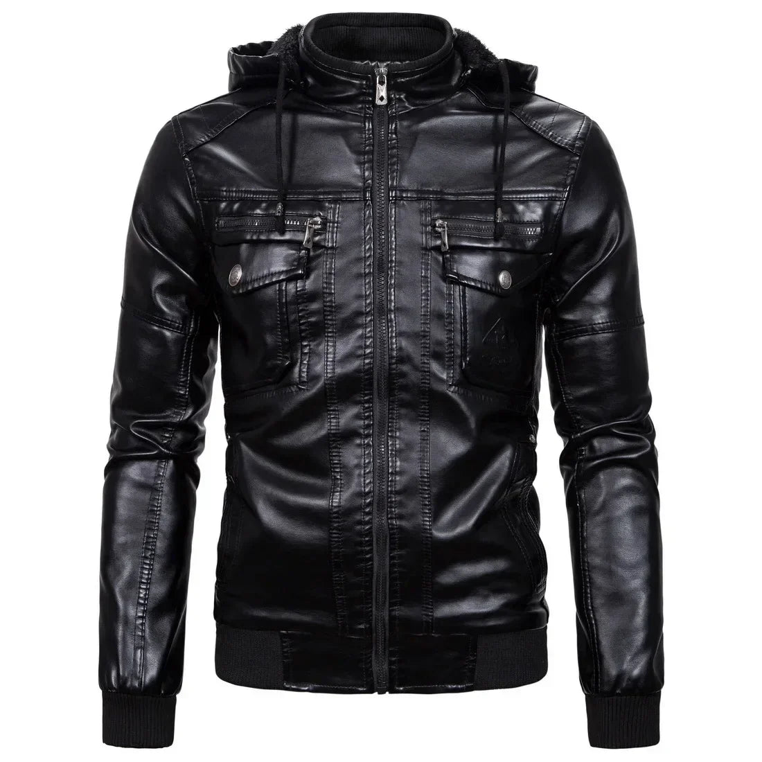 Mäns Vinterjacka med Huva Urban Stil 2