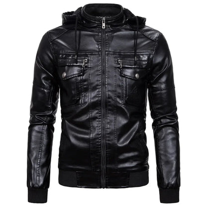 Mäns Vinterjacka med Huva Urban Stil 2