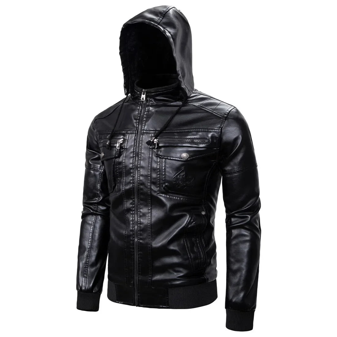 Mäns Vinterjacka med Huva Urban Stil 3