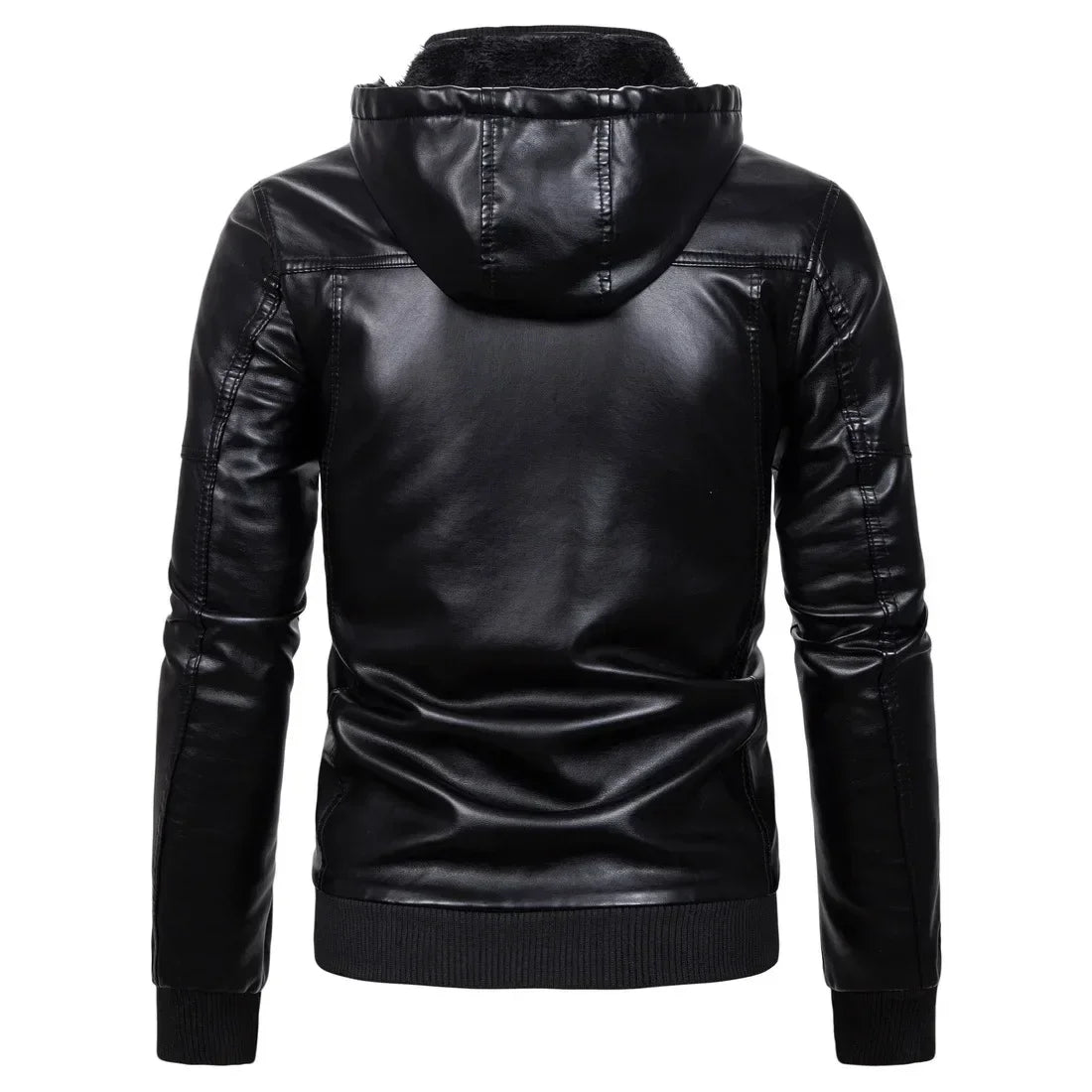 Mäns Vinterjacka med Huva Urban Stil 4