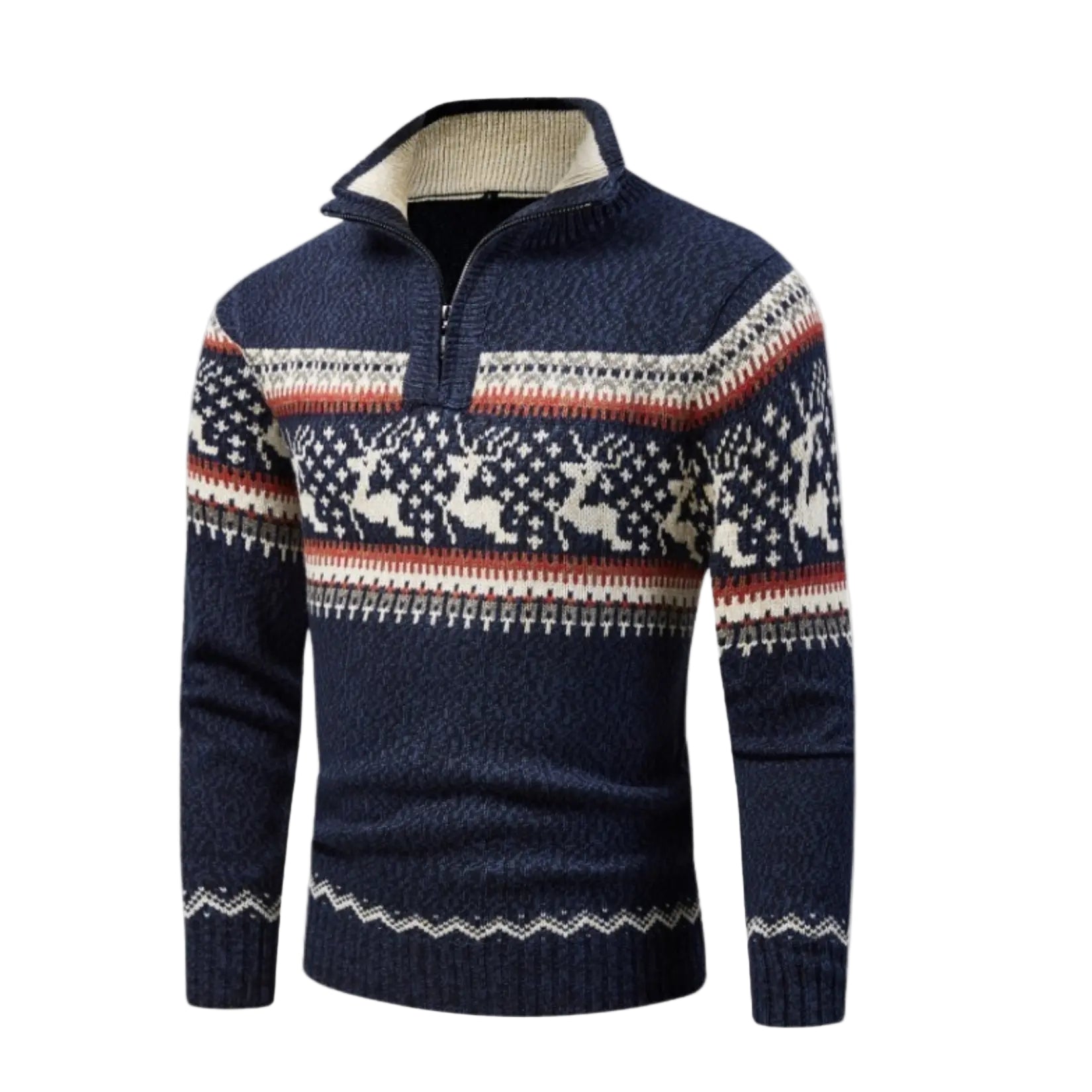 Mäns Zip-up Skjorta Minimalistisk Skandinavisk Design 0