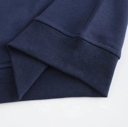 Mäns Zip Up Tröja Med Stilren Design 3