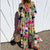 Maxiklänning Dam Boho Stil Lätt Material Flödande Design 2