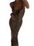 Maxiklänning Dam Halterneck Leopardmönster Polyester Elastan 0