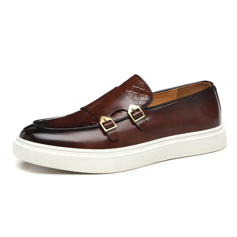 Mäns Loafers Elegant Konstläder Mångsidiga Skor 6