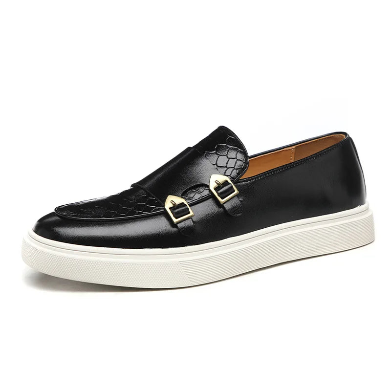 Mäns Loafers Elegant Konstläder Mångsidiga Skor 2