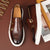 Mäns Loafers Elegant Konstläder Mångsidiga Skor 5