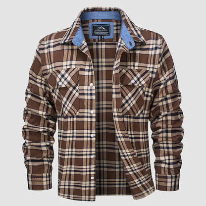Variant image for Herrskjorta Flanellfodrad Casual 100% Bomull-26