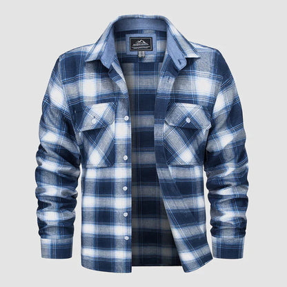Variant image for Herrskjorta Flanellfodrad Casual 100% Bomull-6