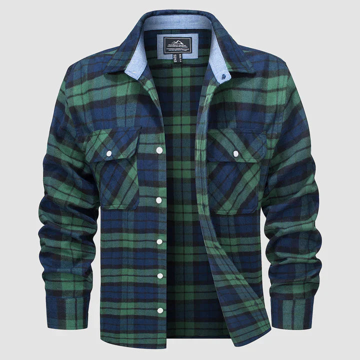 Variant image for Herrskjorta Flanellfodrad Casual 100% Bomull-42