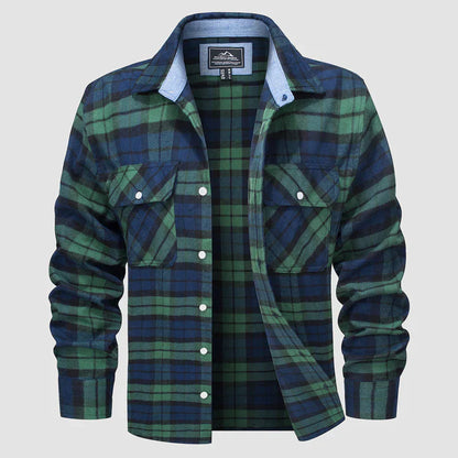 Variant image for Herrskjorta Flanellfodrad Casual 100% Bomull-42