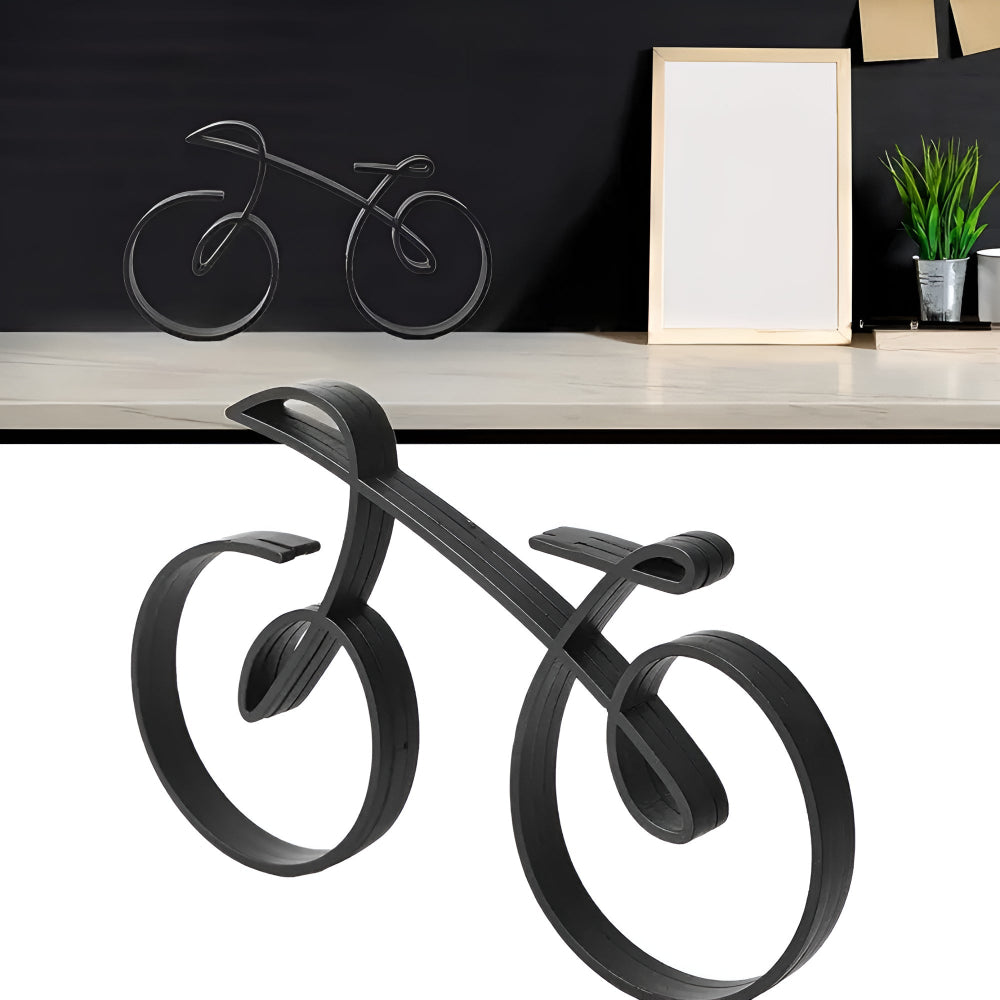 Modern Cykelskulptur Abstrakt Design 4