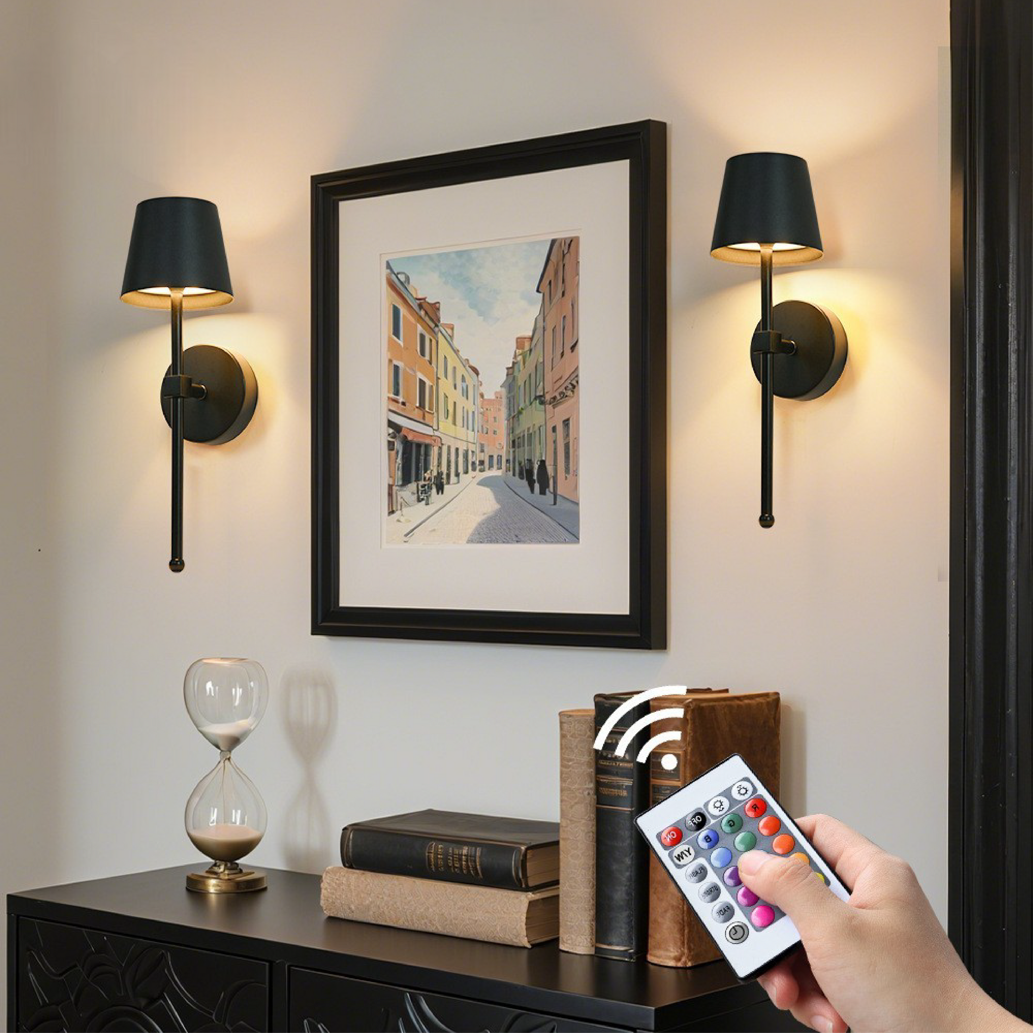 Modern Trådlös Vägglampa Uppladdningsbar 3