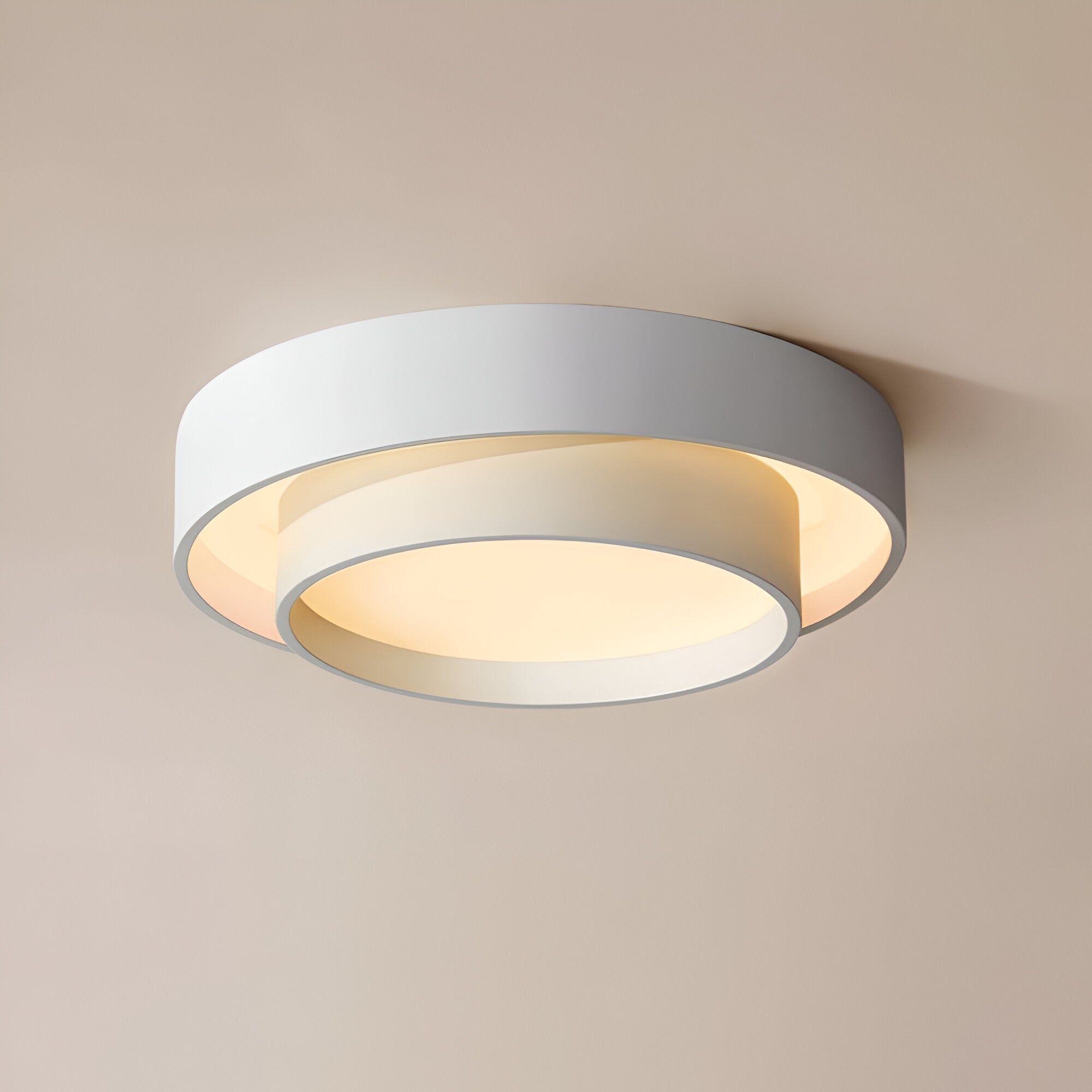 Modern ringformad LED-taklampa för sovrum och vardagsrum 3