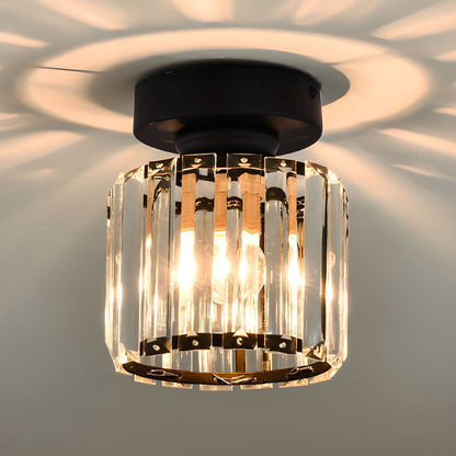 Modern taklampa med kristalldetaljer 1