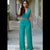 Dam Jumpsuit Trendig Polyester Bekväm-2