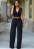 Dam Jumpsuit Trendig Polyester Bekväm-3