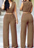 Dam Jumpsuit Trendig Polyester Bekväm-1