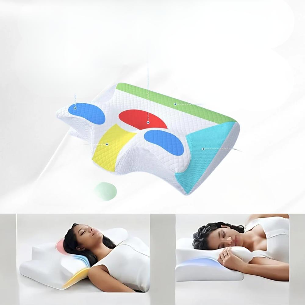 Nack- och ryggkudde Ergonomiskt stöd 2