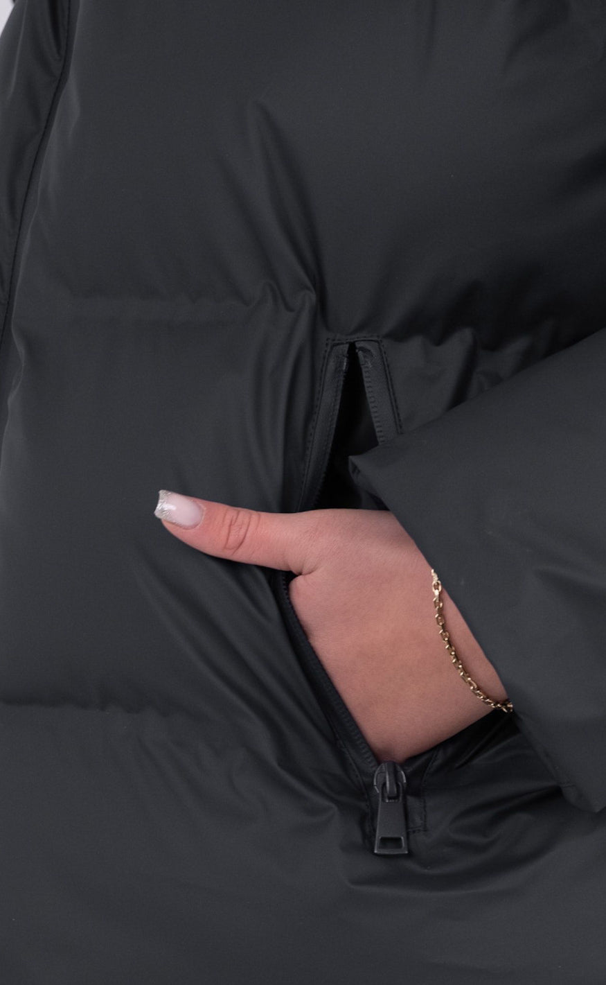 Dam Vinterjacka Modern Design Värmande Polyester-6