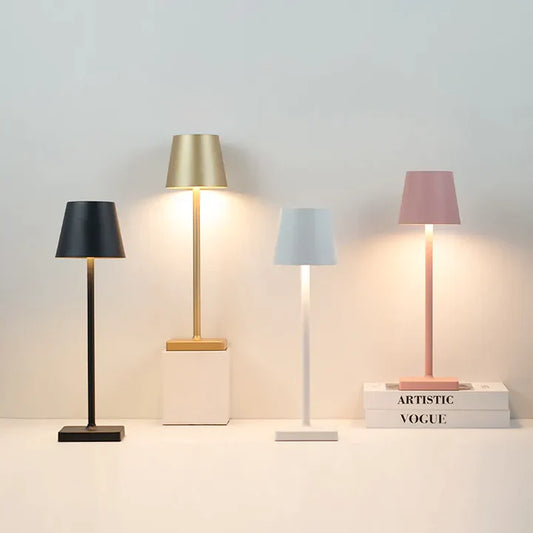 Bordslampa Batteri Trådlös Elegant Vattentålig för Inomhus och Utomhus-1