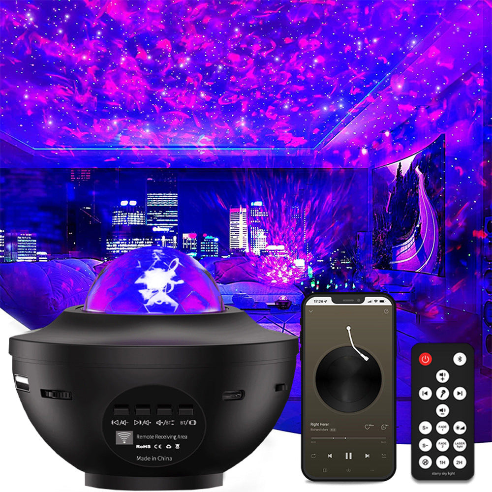 Galaxy Högtalare Party Ljus