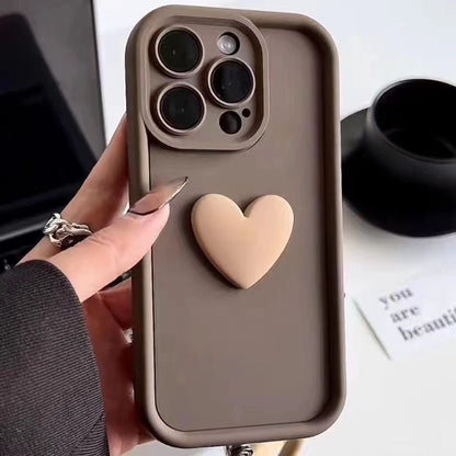 Hjärta Silikon Telefonskal För iPhone